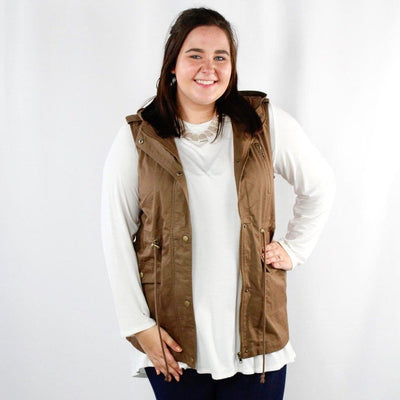 Hooded Military Vest