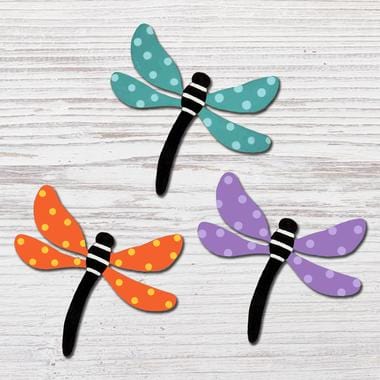Dragonfly w/Dots Magnets S/3