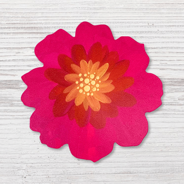 Flower Magnetic Art Pop w/Stake