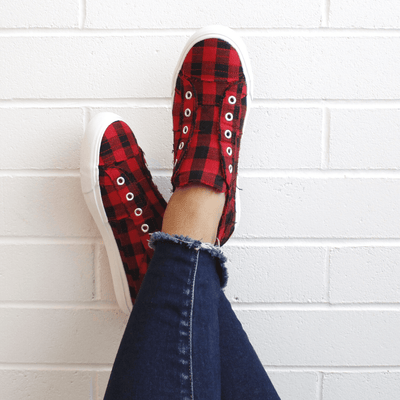 Babalu Red Plaid Sneaker