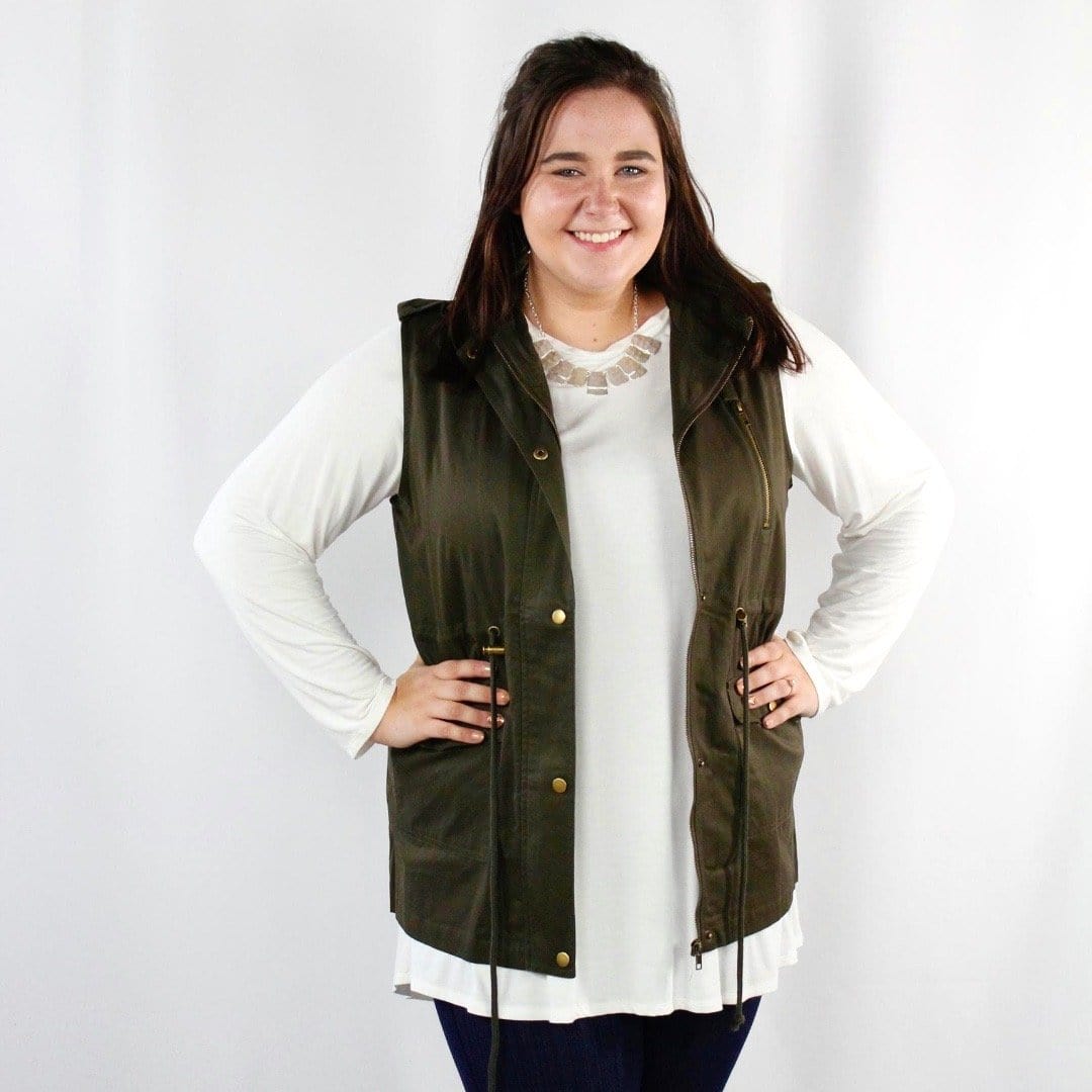 Hooded Military Vest