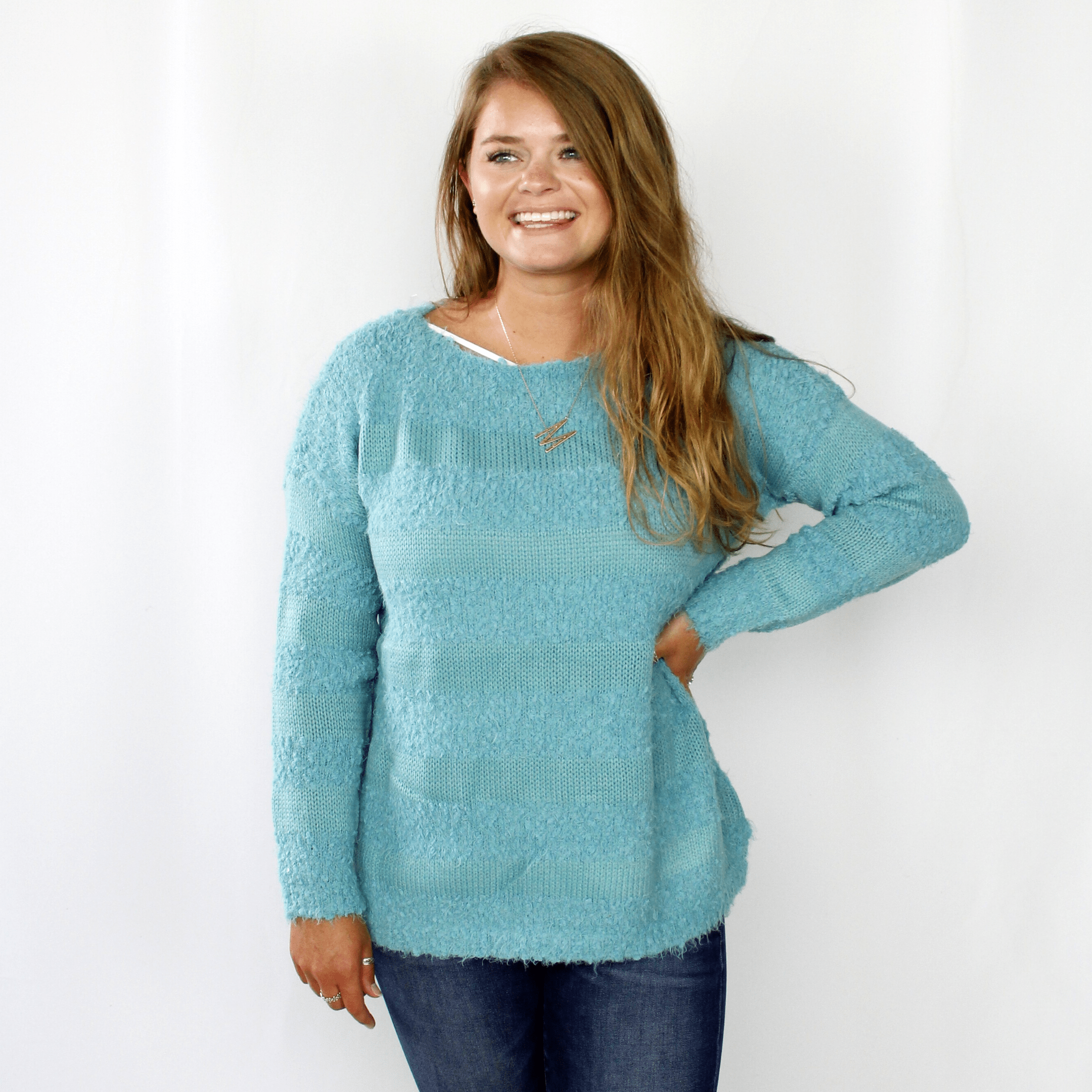 Jade Texture Sweater