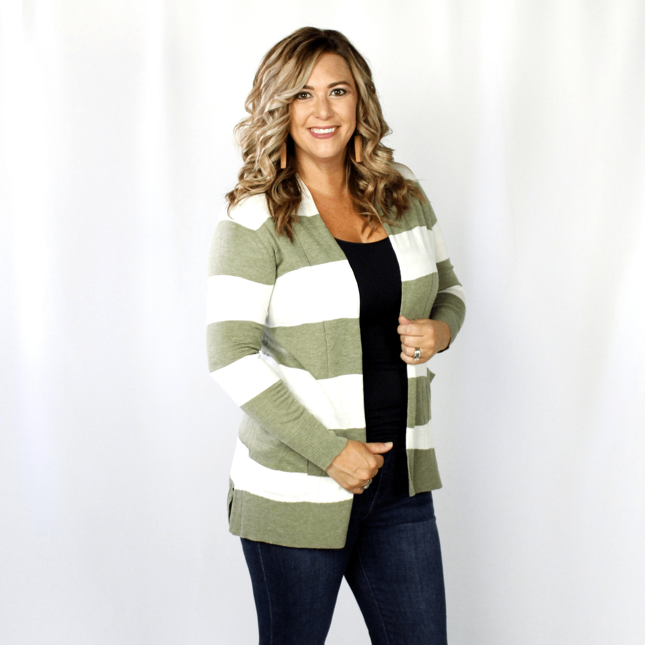 Stripe Cardigan