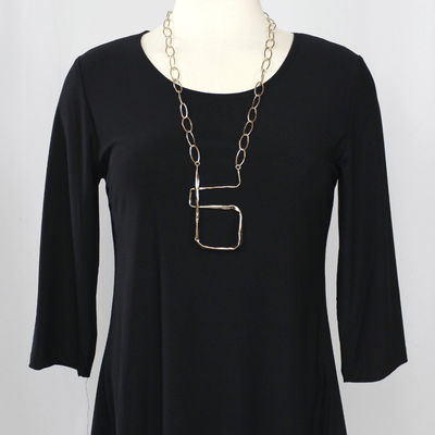 Chain Abstract Pendant Necklace
