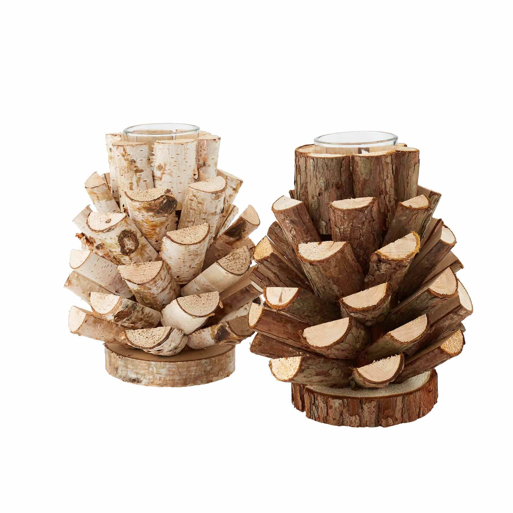 Birch Votive Holder