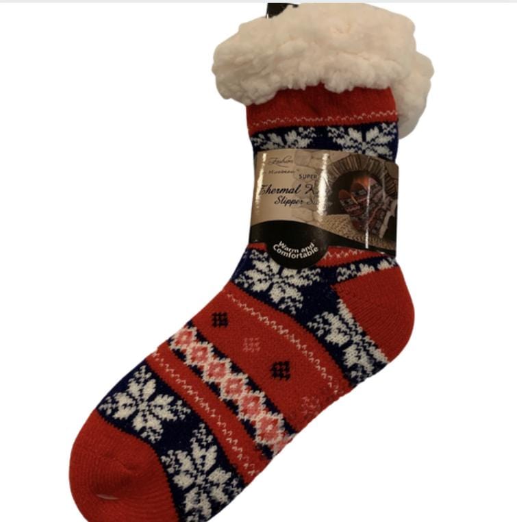 Knit Thermal Slipper Socks