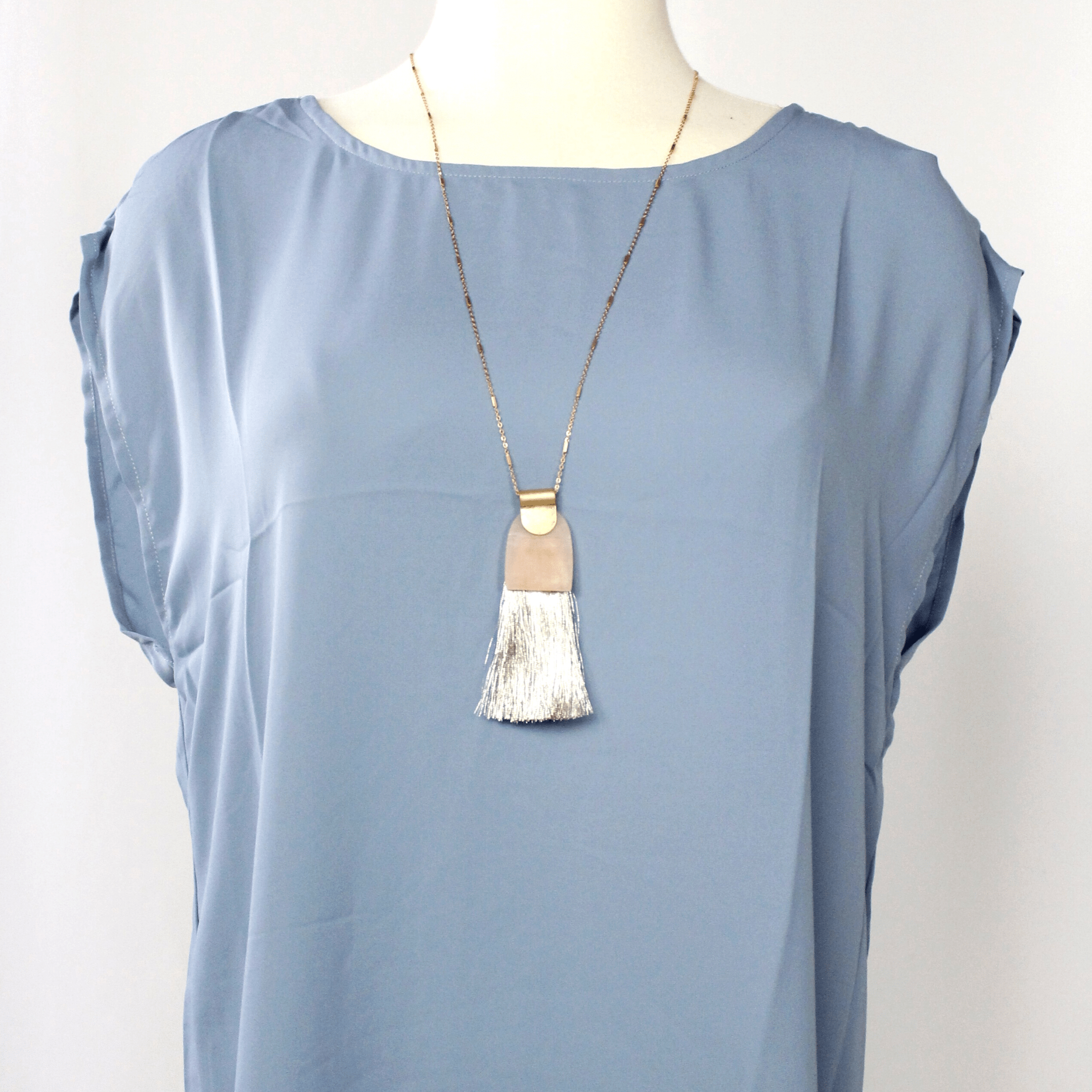 Fringe Pendant Necklace