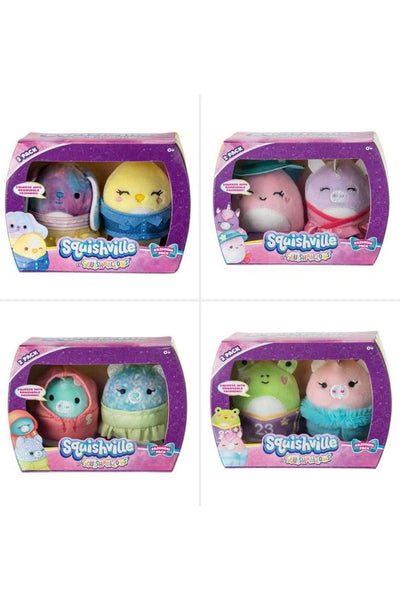 2 pack Mini Squishmallows w/Fashion