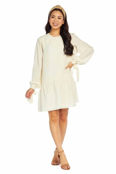 White Merritt Flounce Dress