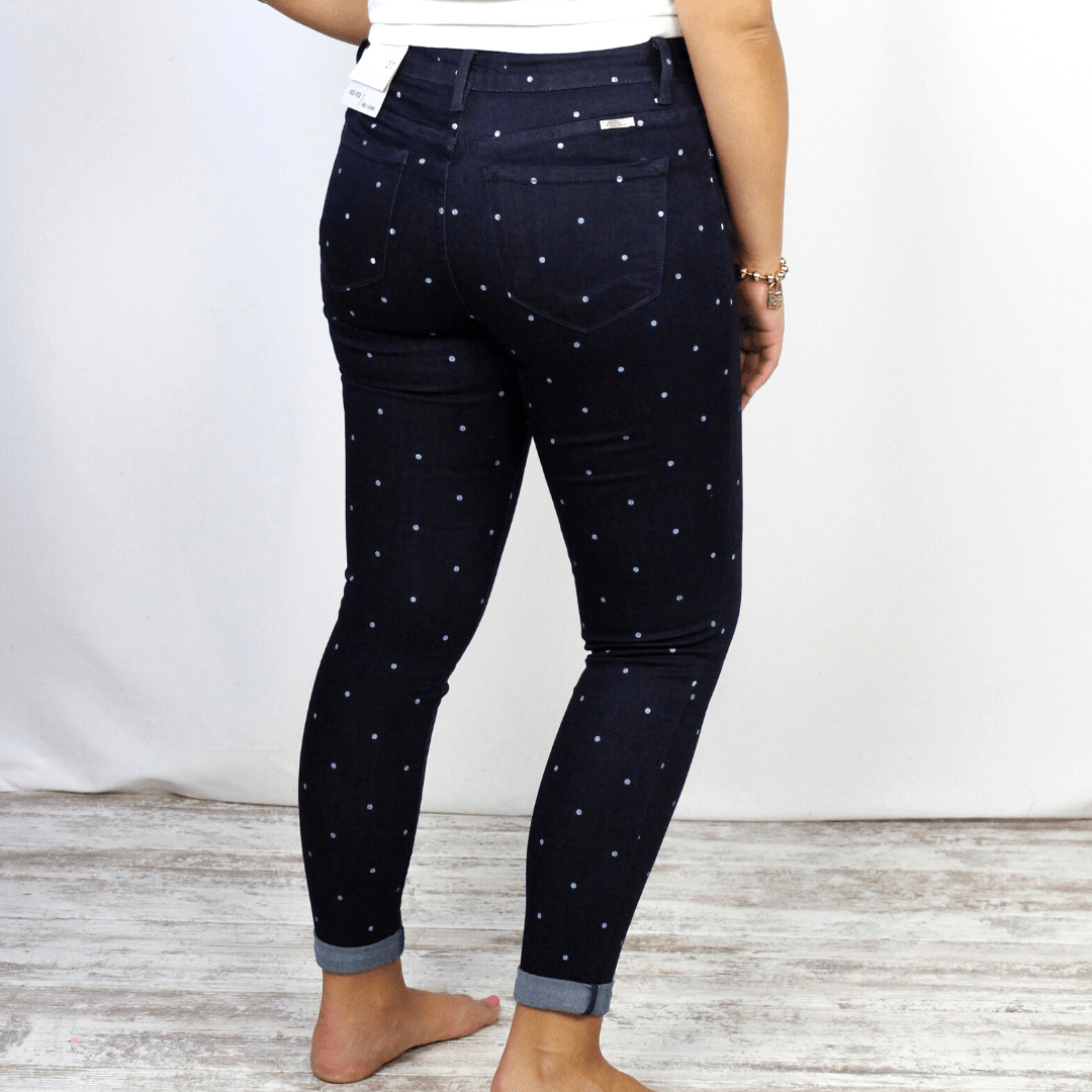Polka Dot Gemma High Rise Skinny