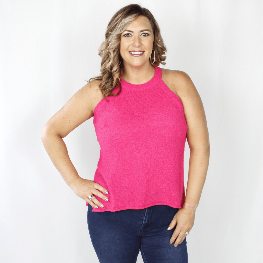 Halter Sweater Tank