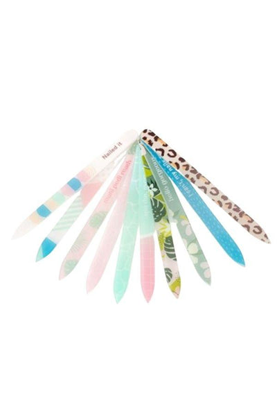 variety of glass nail files 