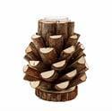 Birch Votive Holder