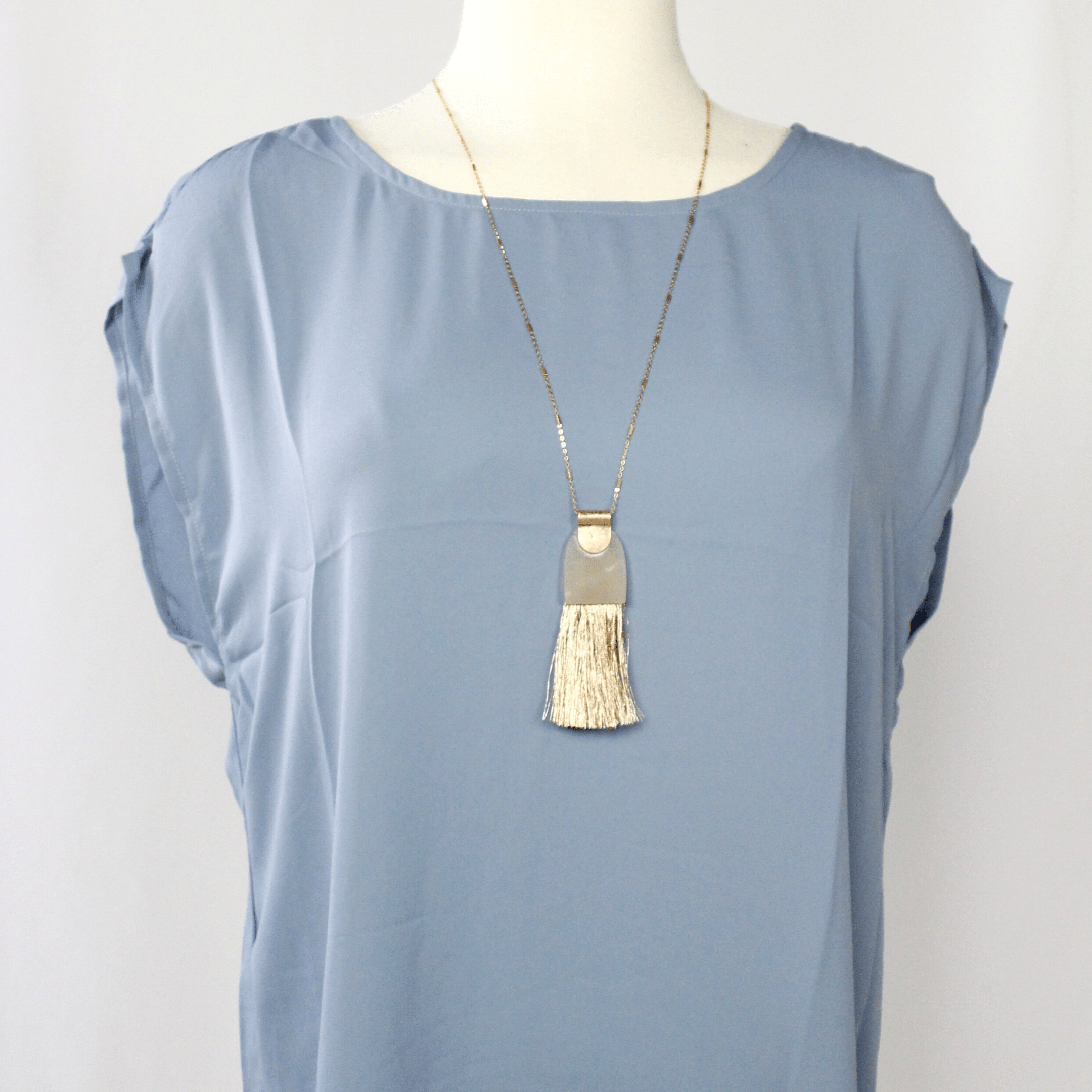 Fringe Pendant Necklace