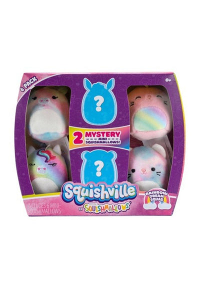 6 pack Mini Squishville by Squishmallows