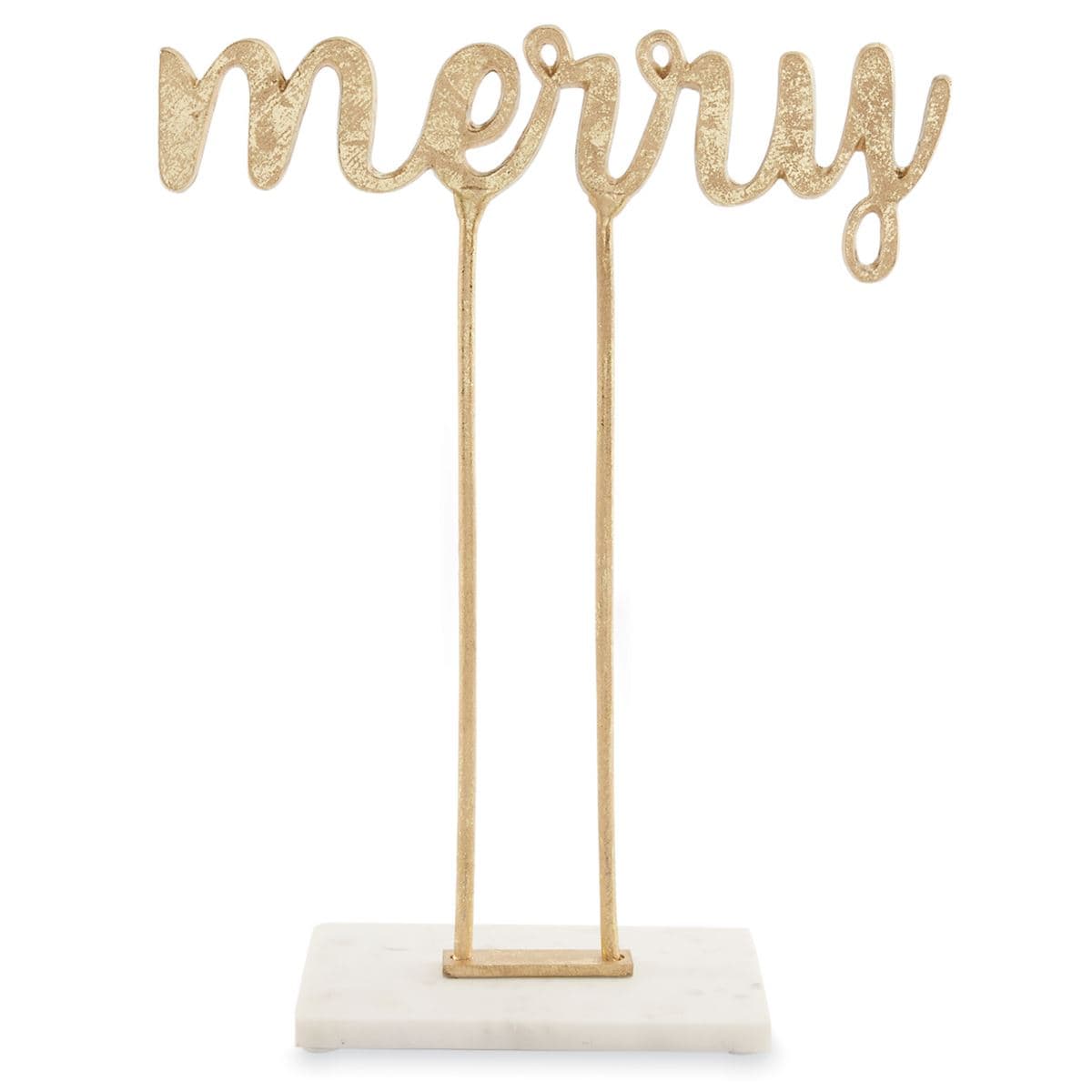 Merry Gold Sentiment Sitter