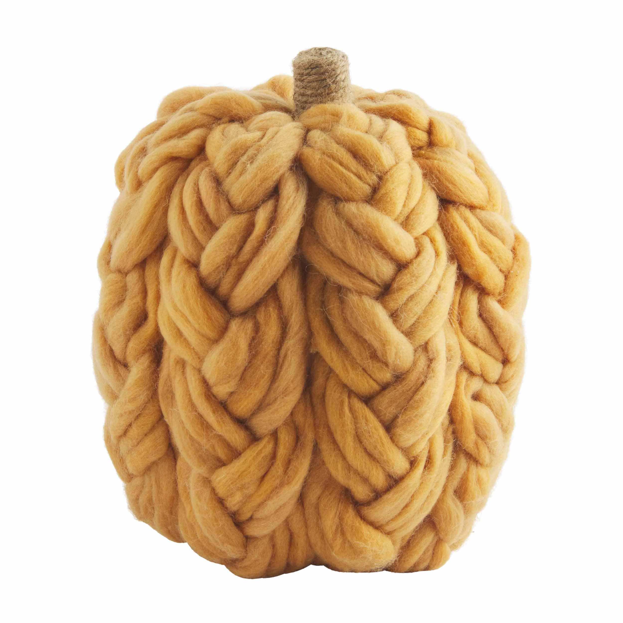 Tall Orange Pumpkin Sitter
