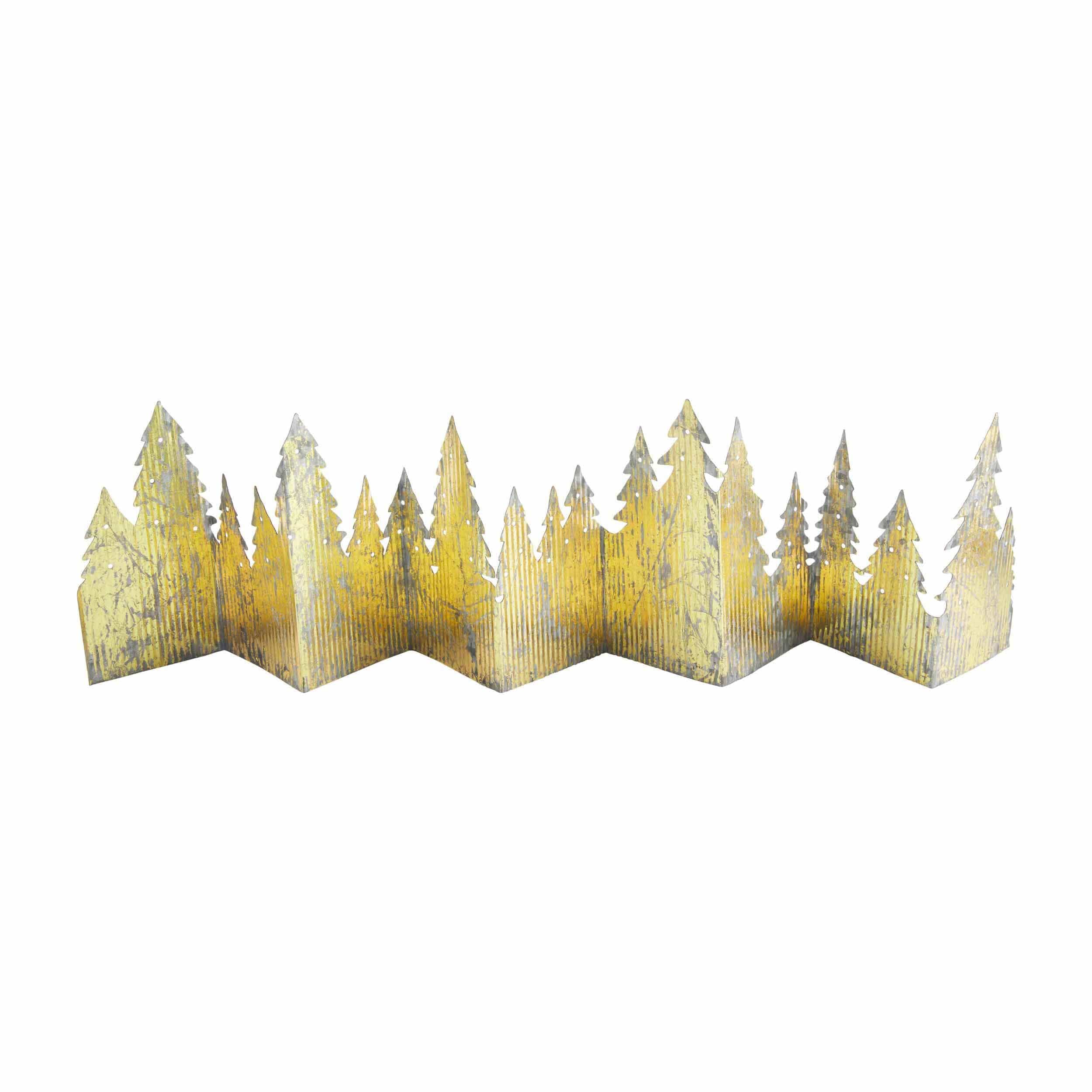 Gold Tree Line Decor
