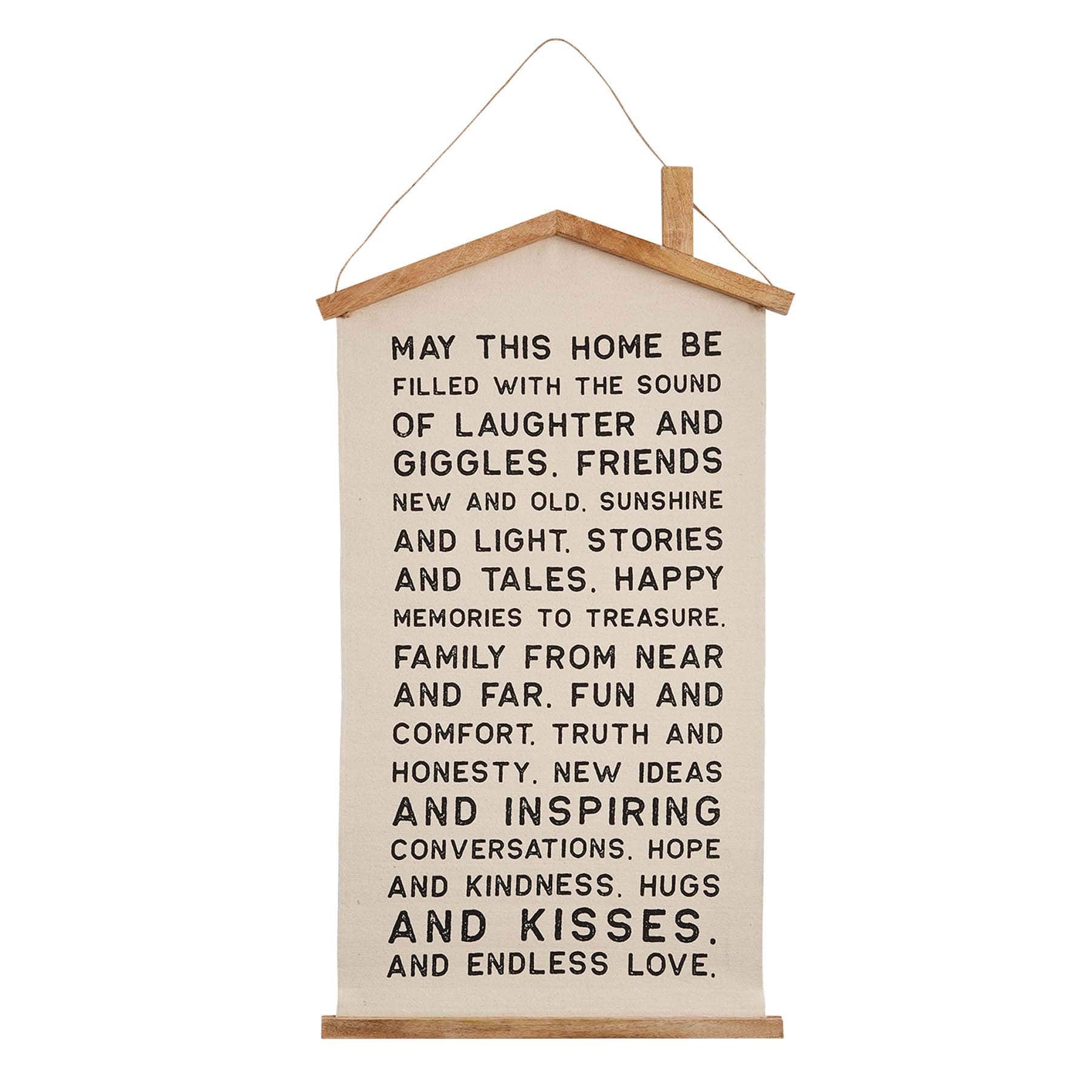 House Long Canvas Hanger