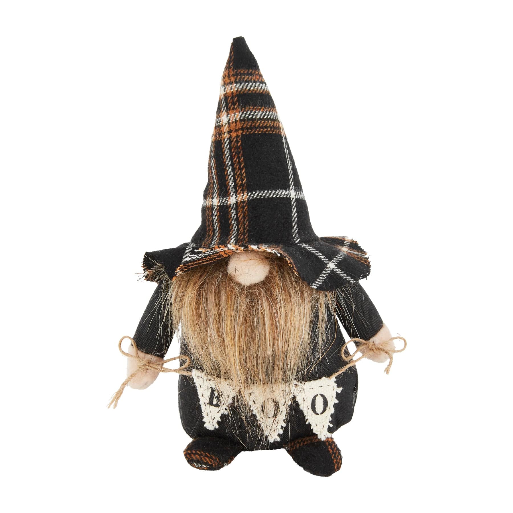 Boo Small Halloween Gnome Sitter