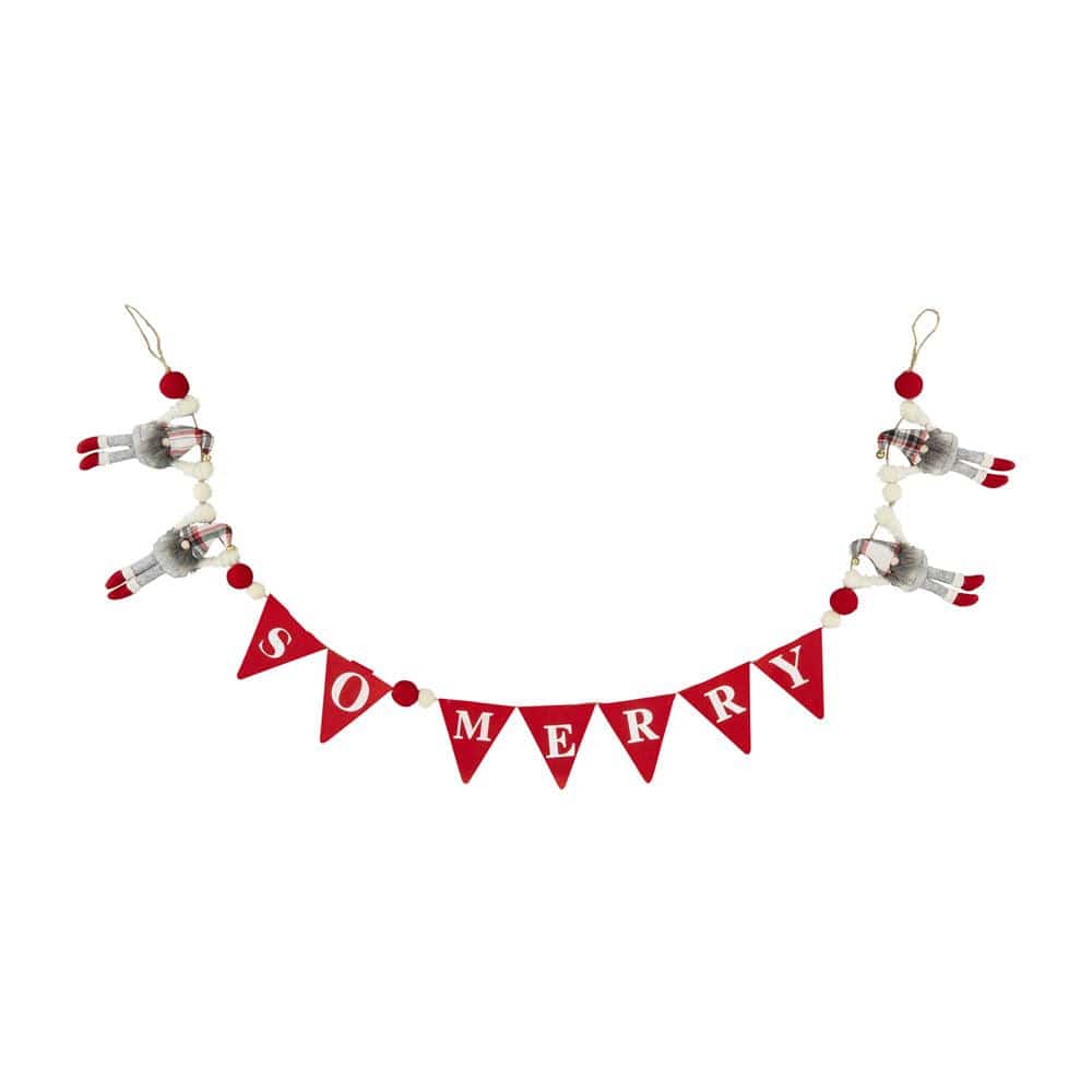 So Merry Dangle Gnome Garland