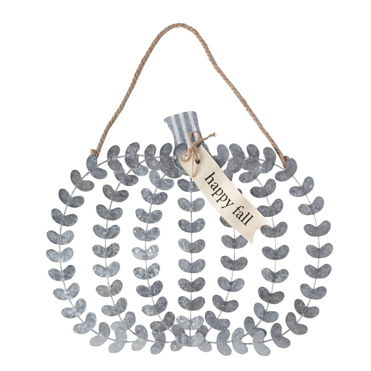 Tin Pumpkin Door Hanger