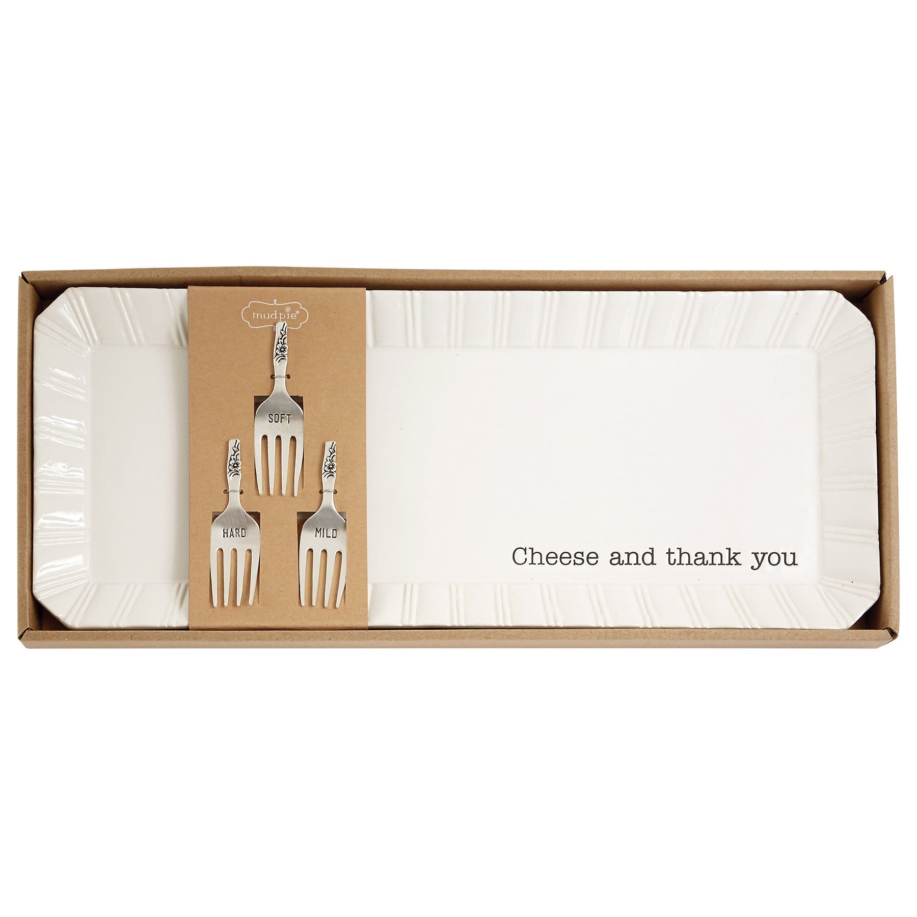 Cheese Tray with Markers Set