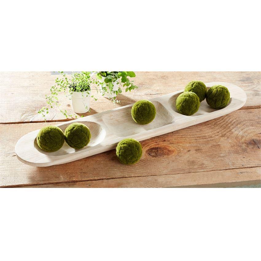 Paulownia Large Divided Tray