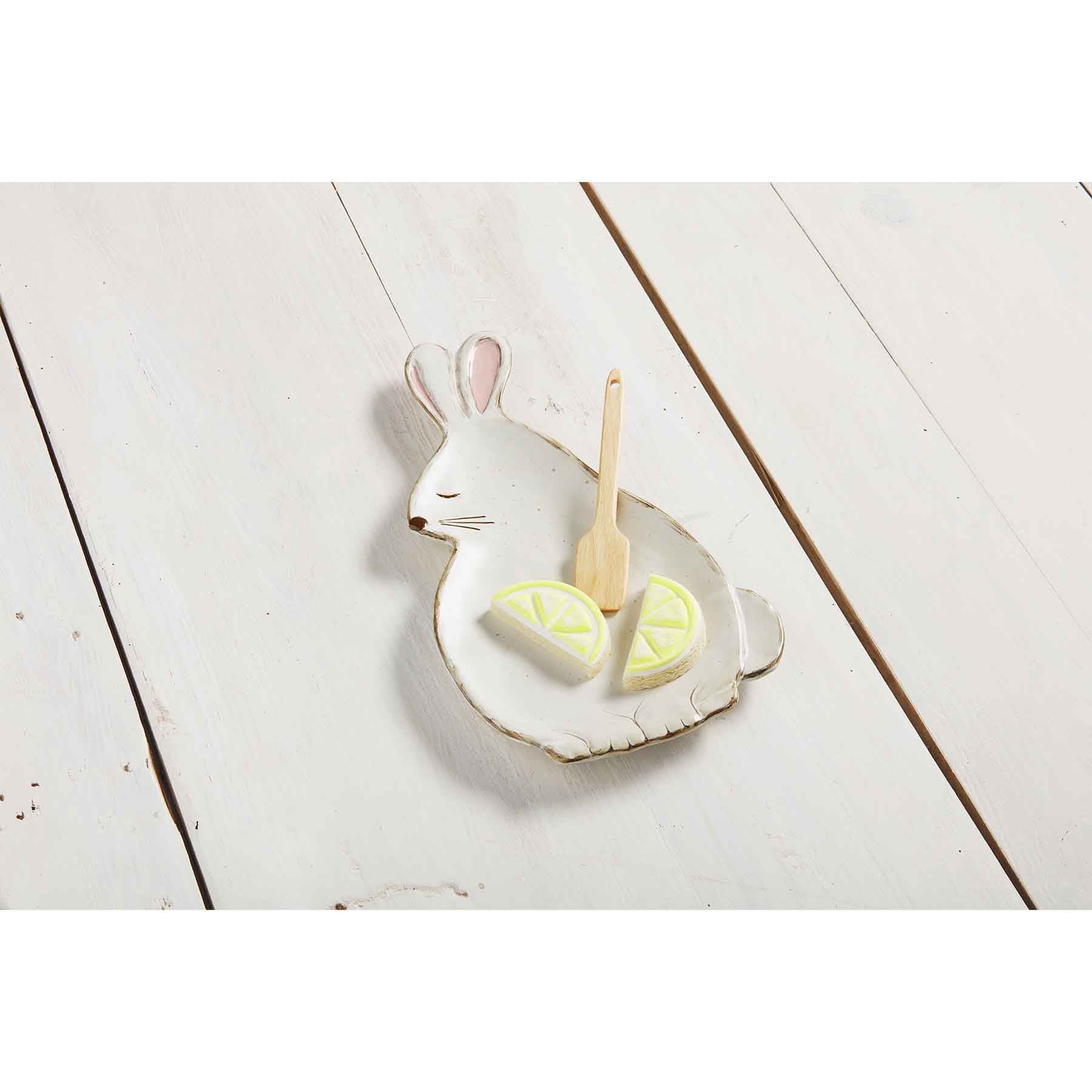 Bunny Shaped Cookie Plate Set