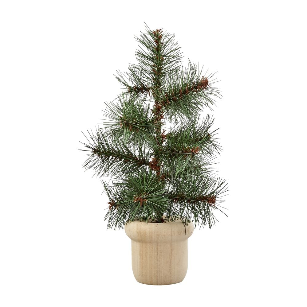 Natural Wood Mini Pine Tree