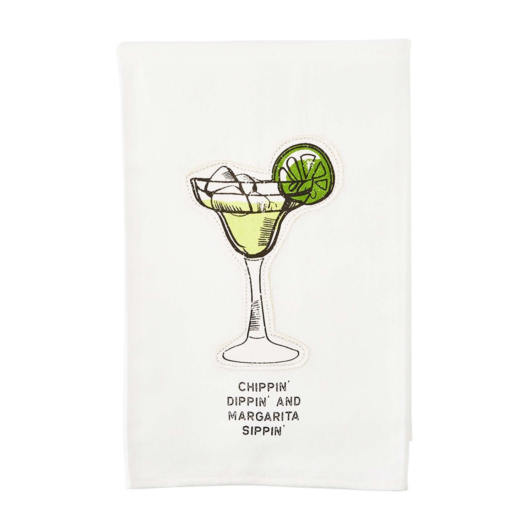 Margarita Appliqued Kitchen Towel