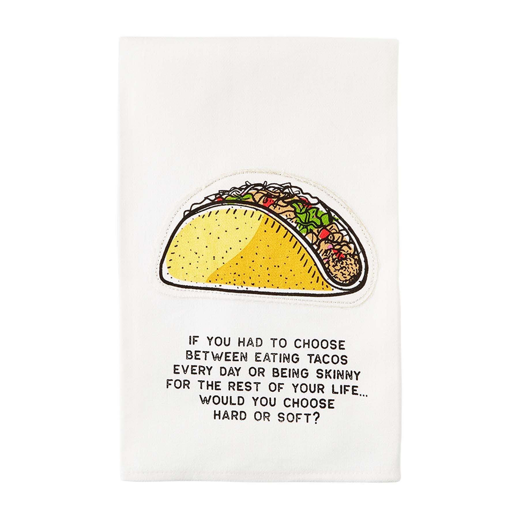 Taco Appliqued Kitchen Towel