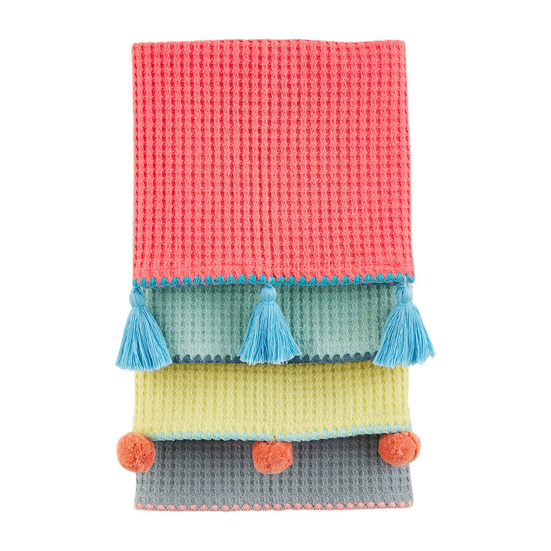 Blue Colorful Towel Sets