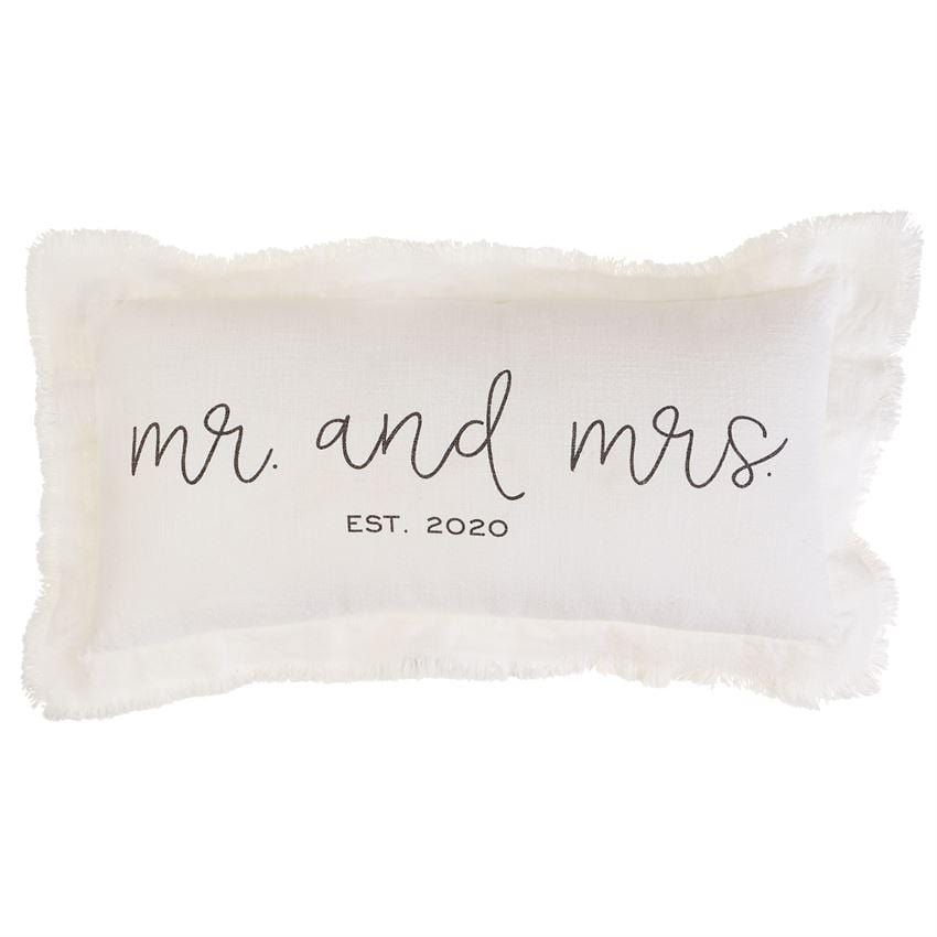 Mr & Mrs Est 2020 Pillow