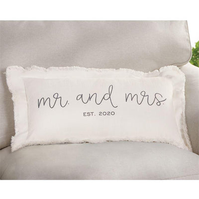 Mr & Mrs Est 2020 Pillow