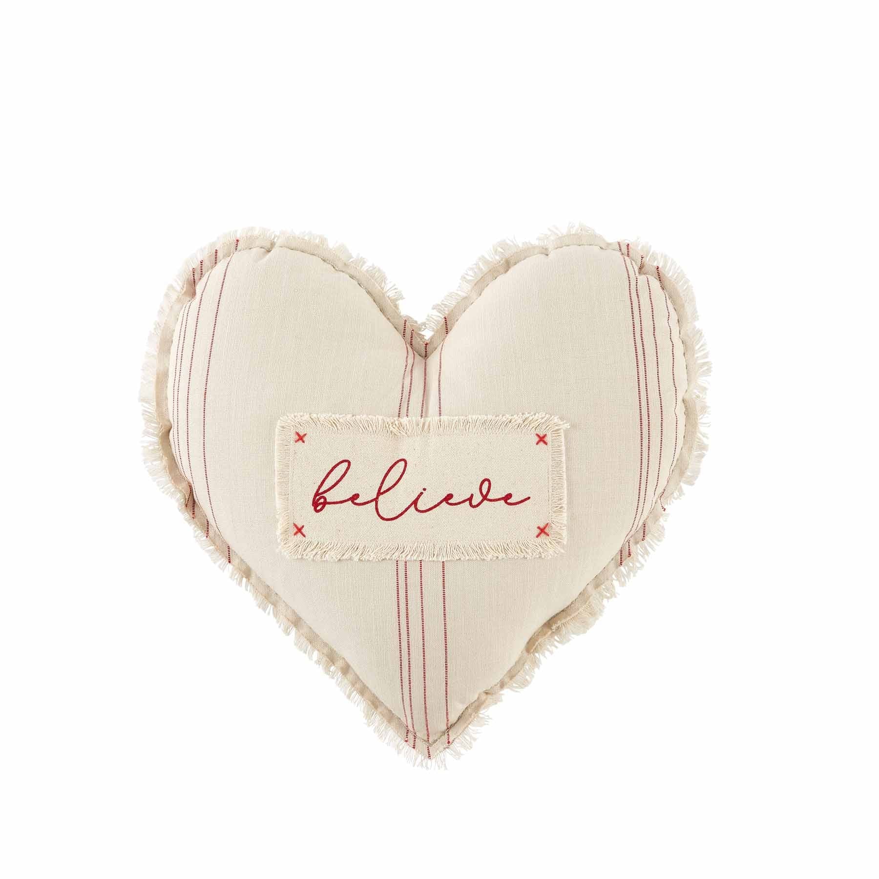 Heart Sentiment Christmas Pillow