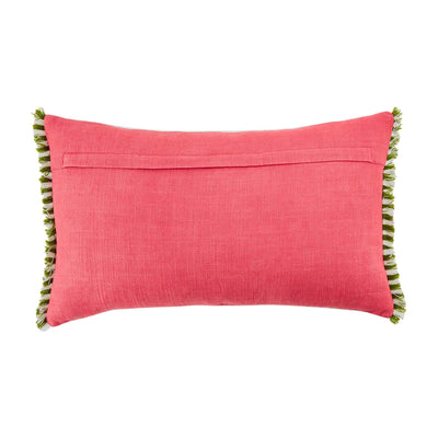 Flower Pattern Lumbar Pillow