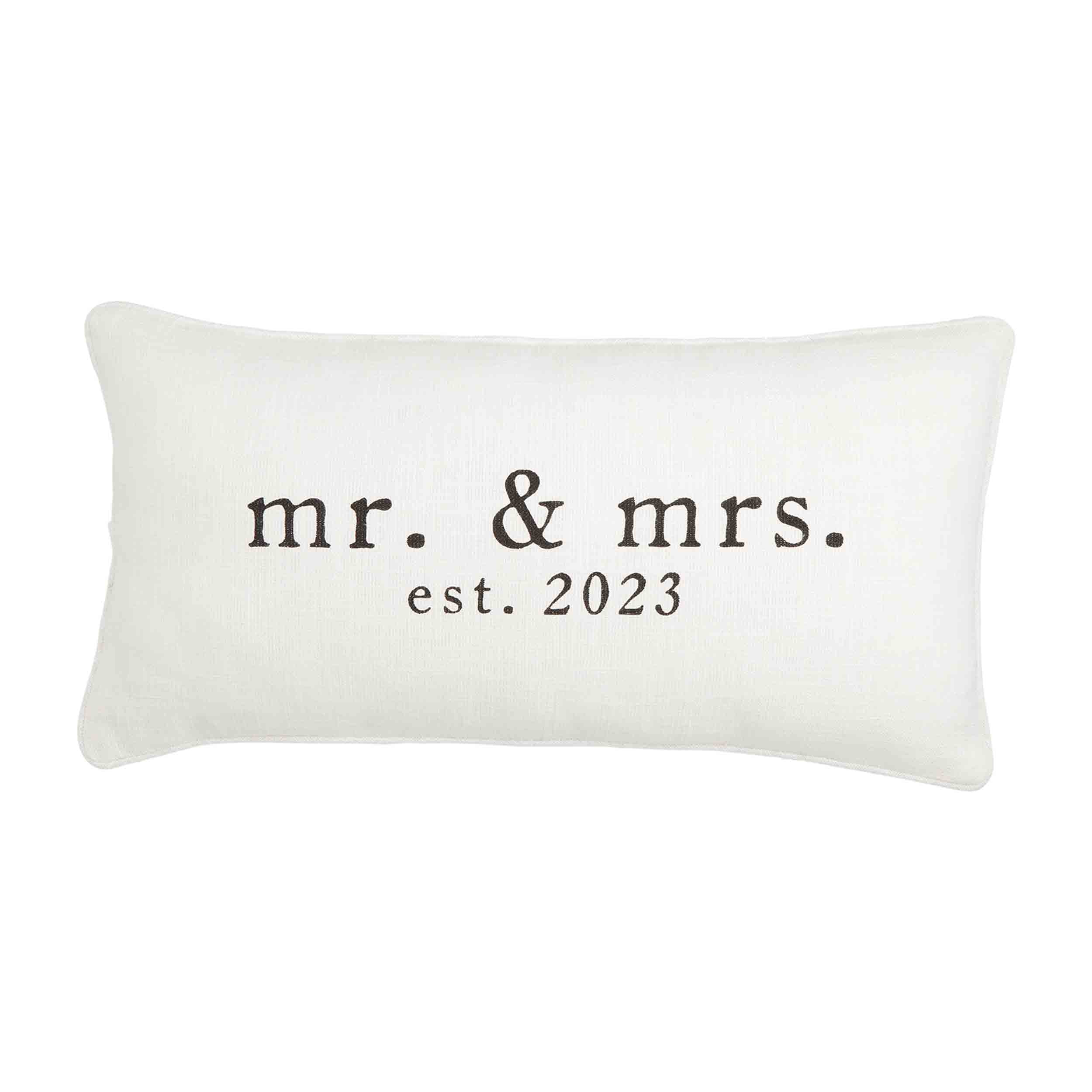 Lumbar Mr. & Mrs. 2023 Pillow