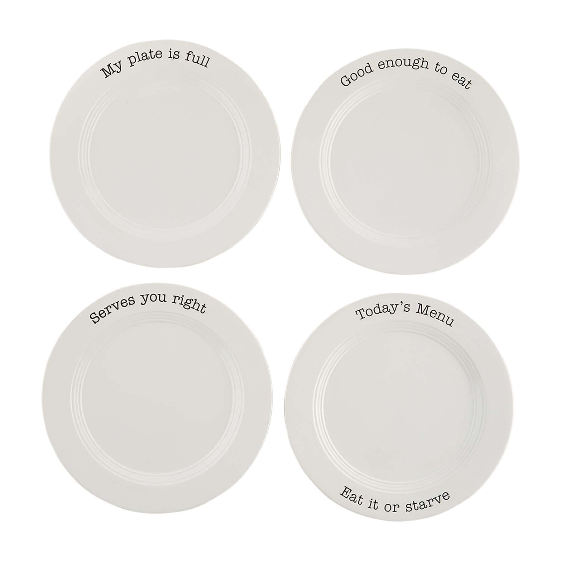 Table for 4 Dinner Plates