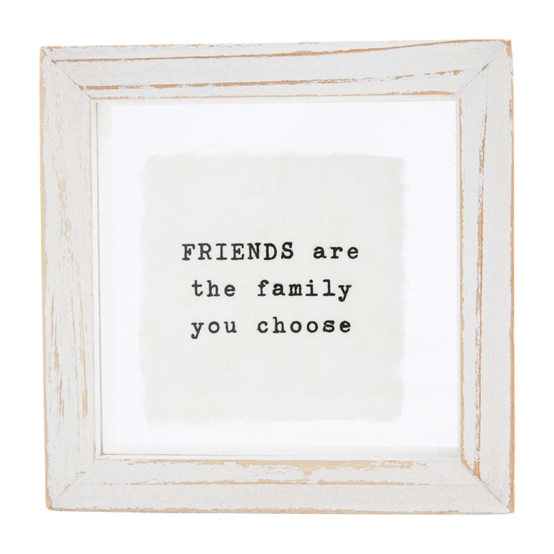 Friend Glass Plaque