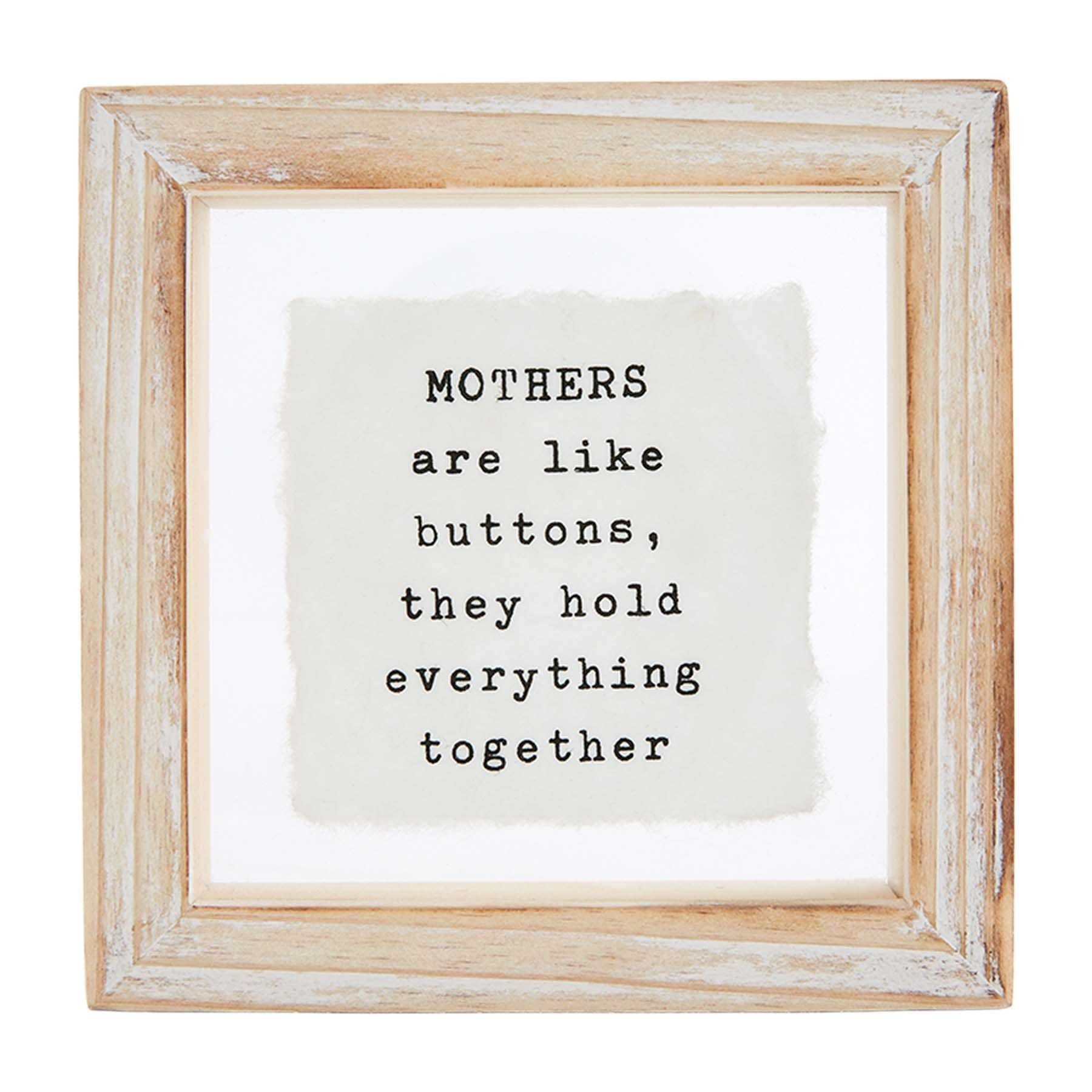 Mother Glass Plaque