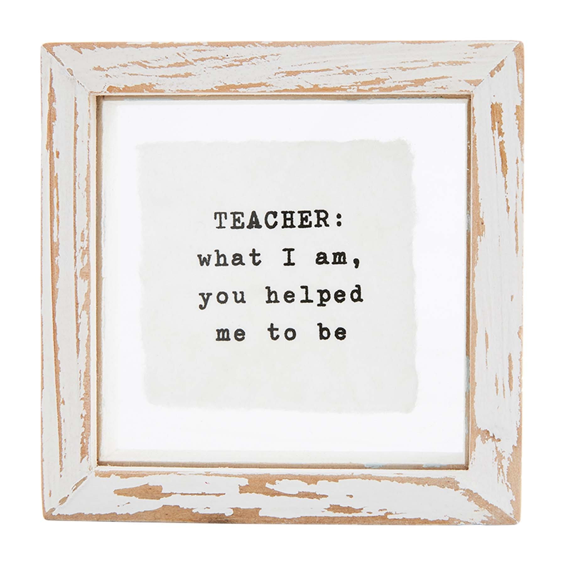 Teacher Glass Plaque