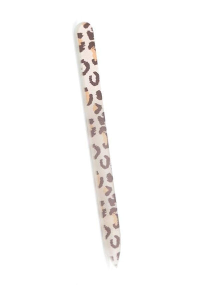 leopard print nail file