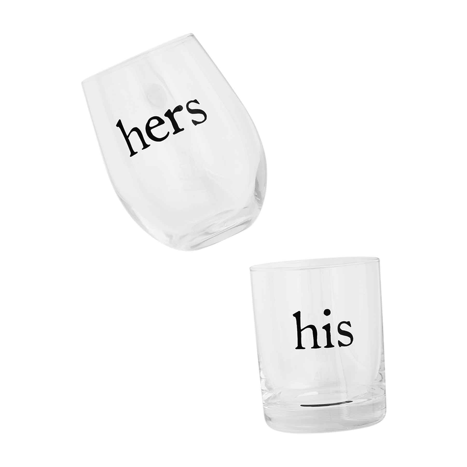 His & Her Glass Set/2