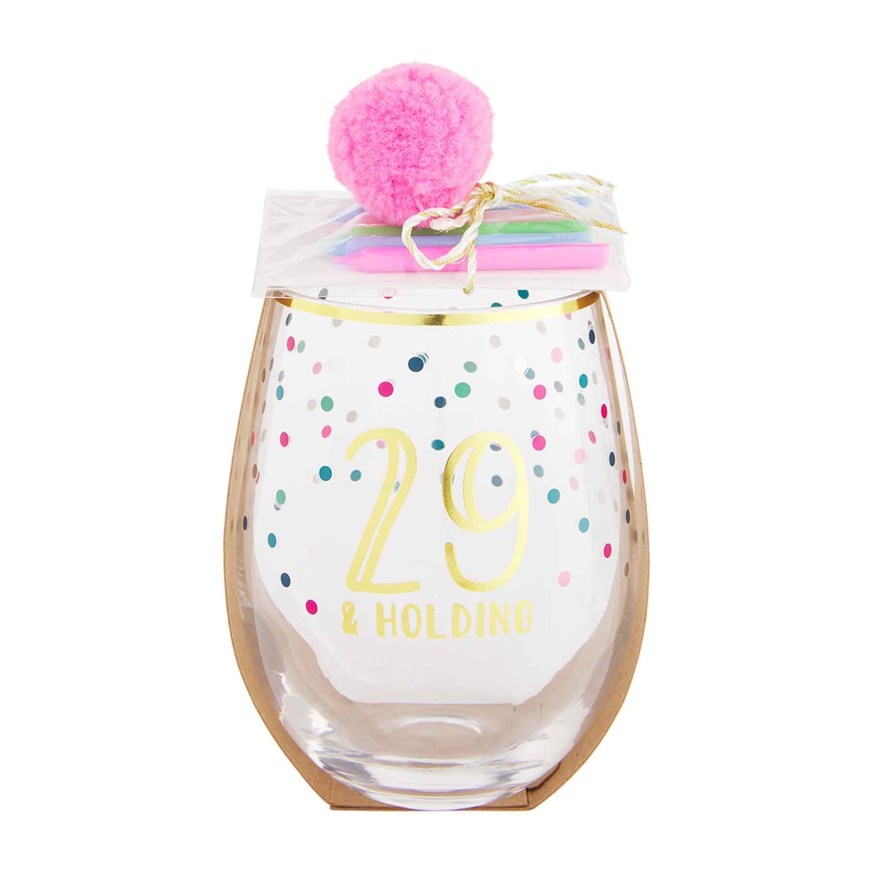 29th Birthday Wine Glass