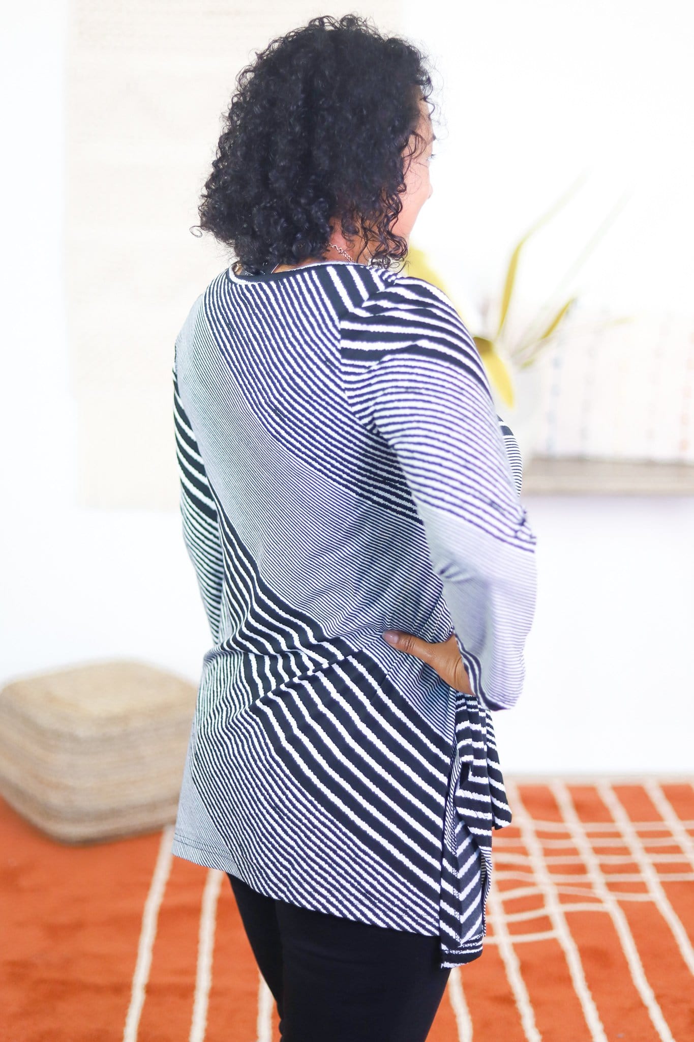 Stripe Bandana Hem Tunic