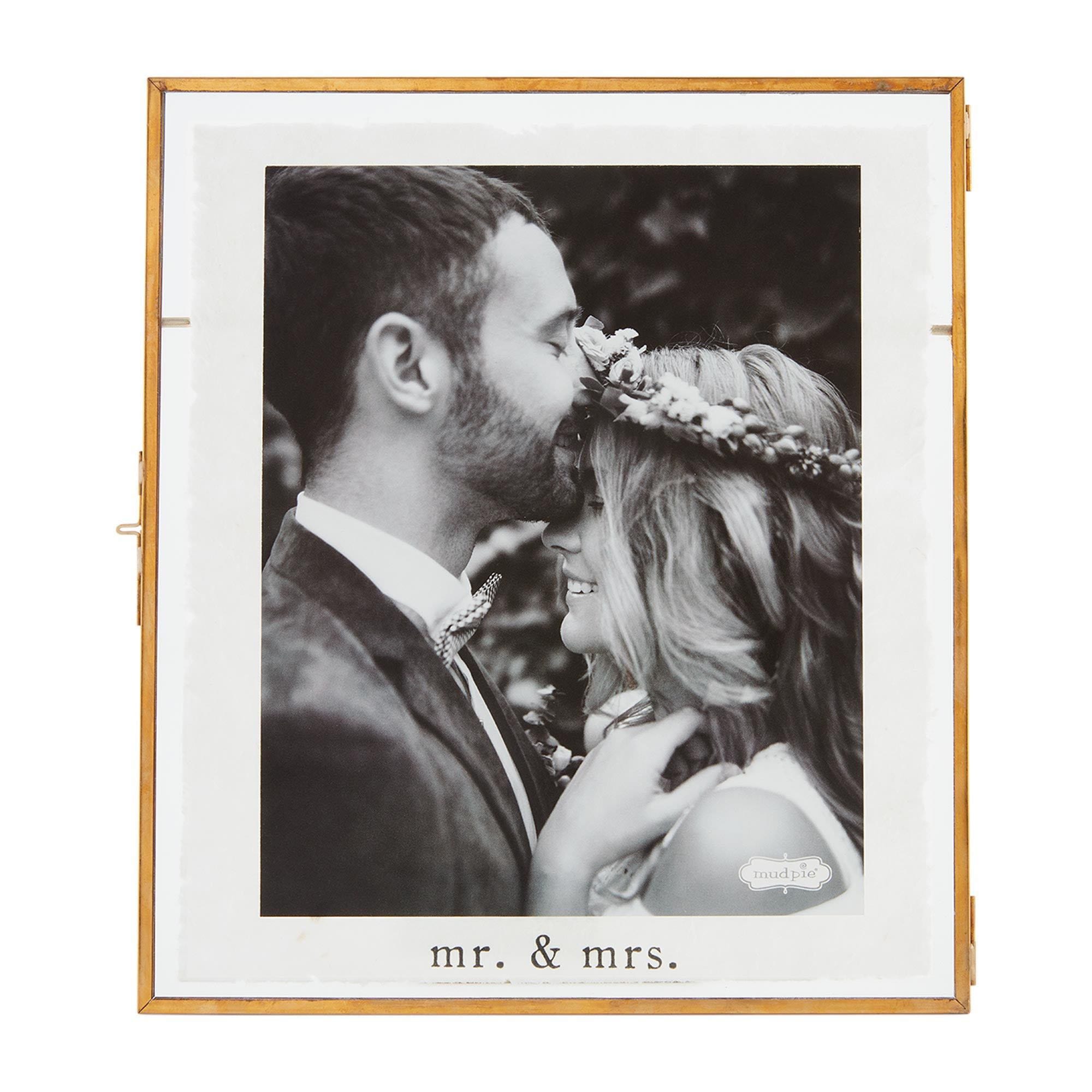8x10 Mr & Mrs Glass Frame