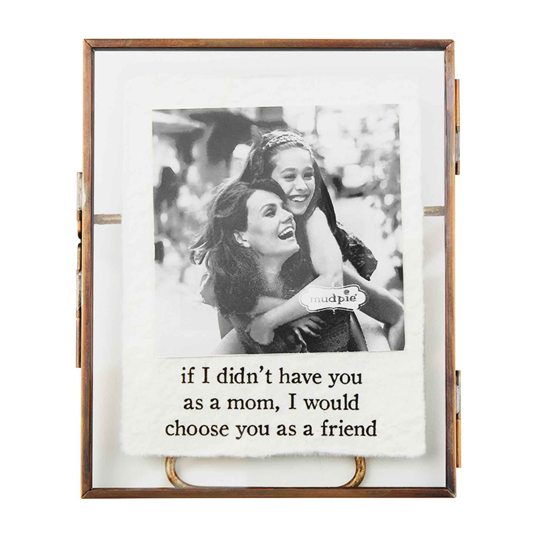 Mom Glass Metal Frame 3x3