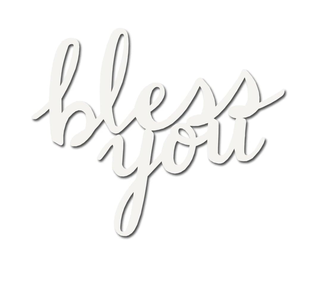 "Bless You" Magnet White