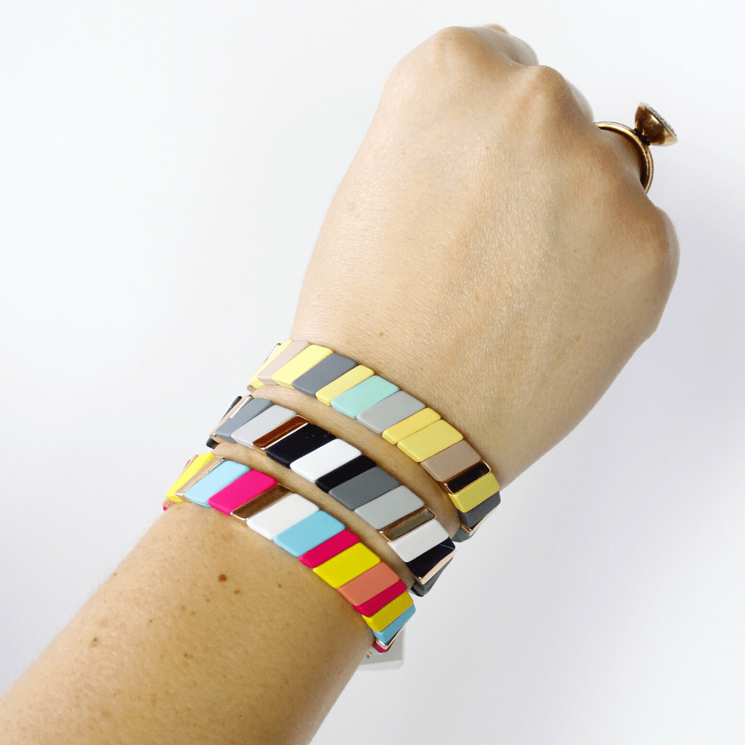 Stretch Slash Bar Bracelet